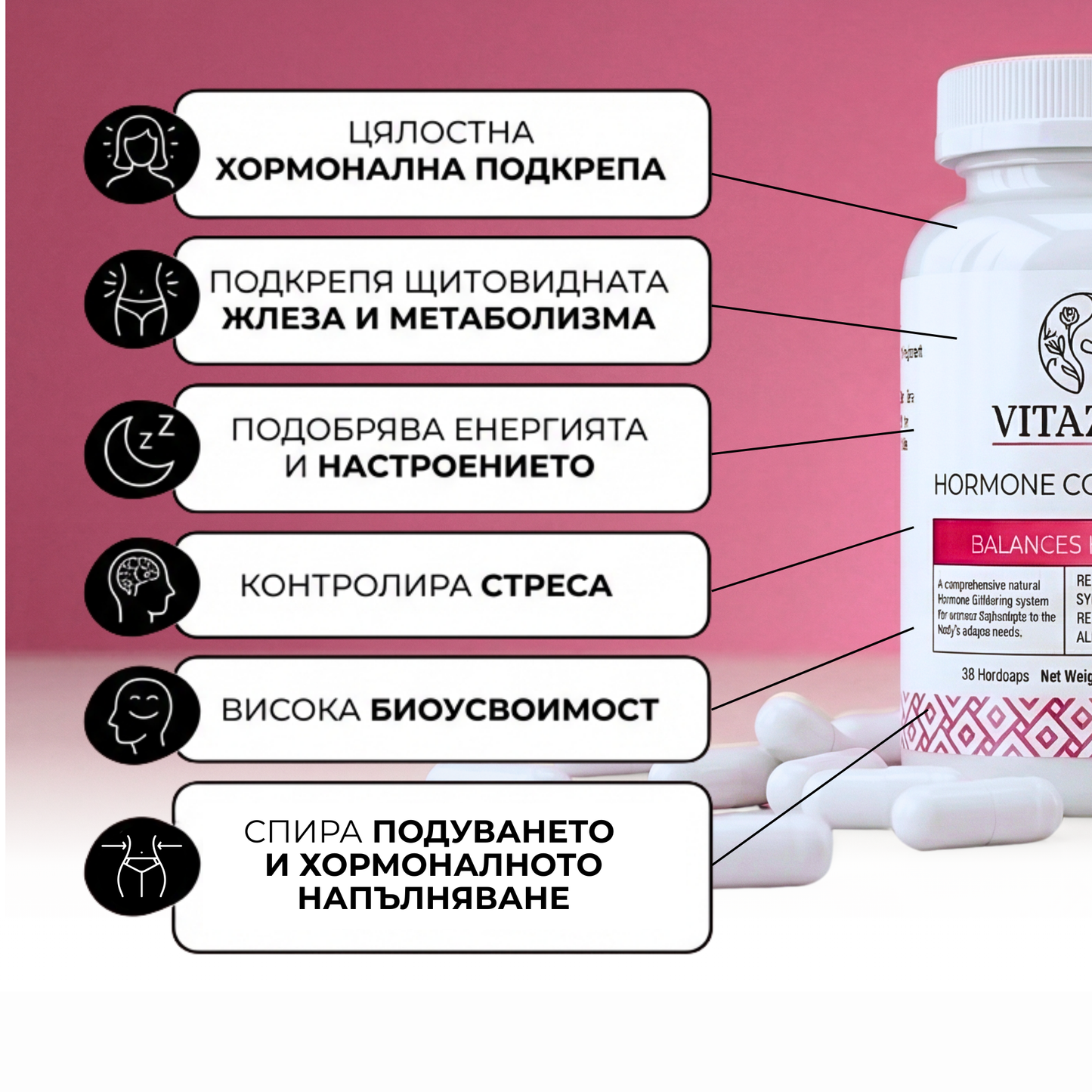 Hormone Control Plus - Грижа за жената в периода на менопауза и перименопауза